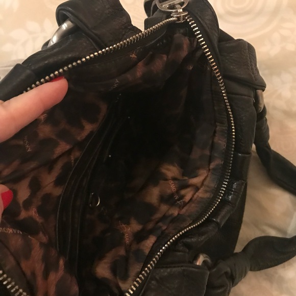 Leather bag-black - Picture 3 of 3